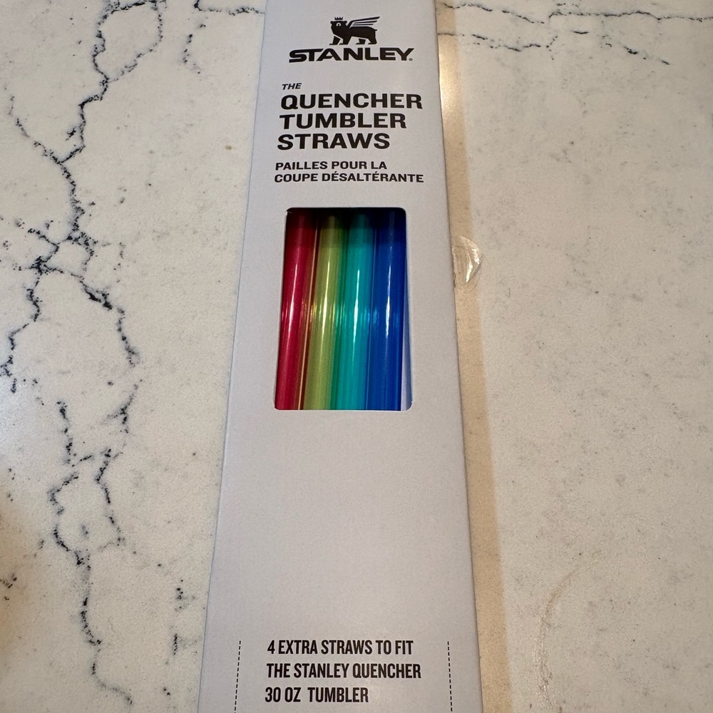 Stanley 4pk 30oz Quencher Tumbler Straws Summer Multicolored New In Box